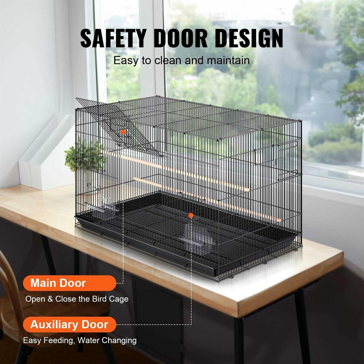 30 inch Metal Bird Cage B738116