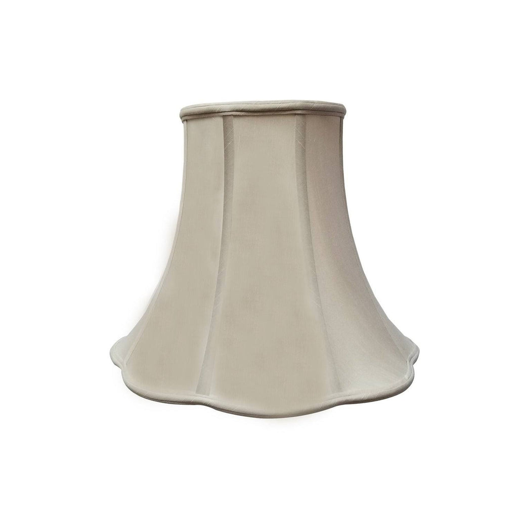 Beige Scallop Bell Lamp Shade E1196