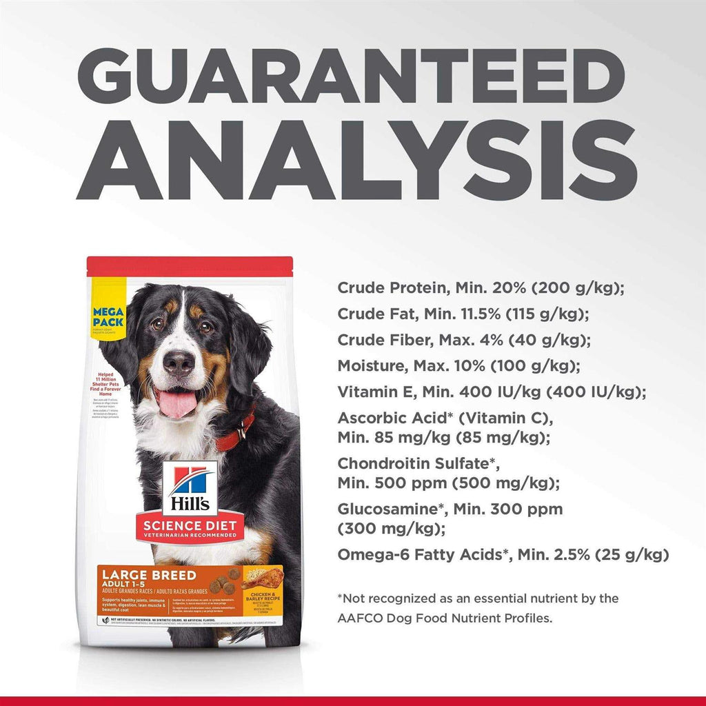 Adult Chicken & Barley Recipe Large Breed Dry Dog Food T2085