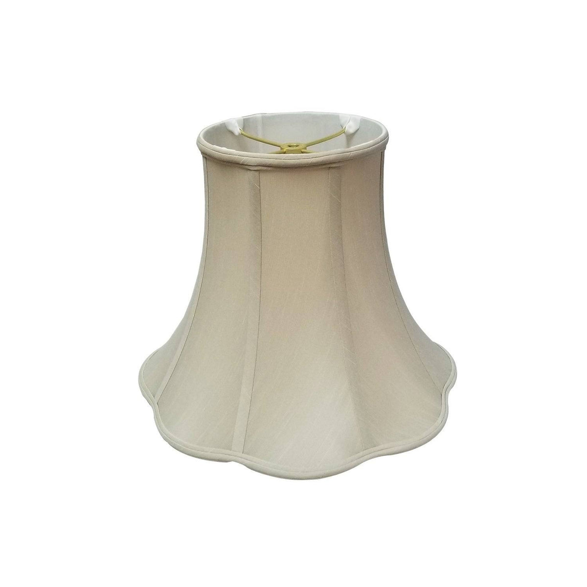 Beige Scallop Bell Lamp Shade E1196