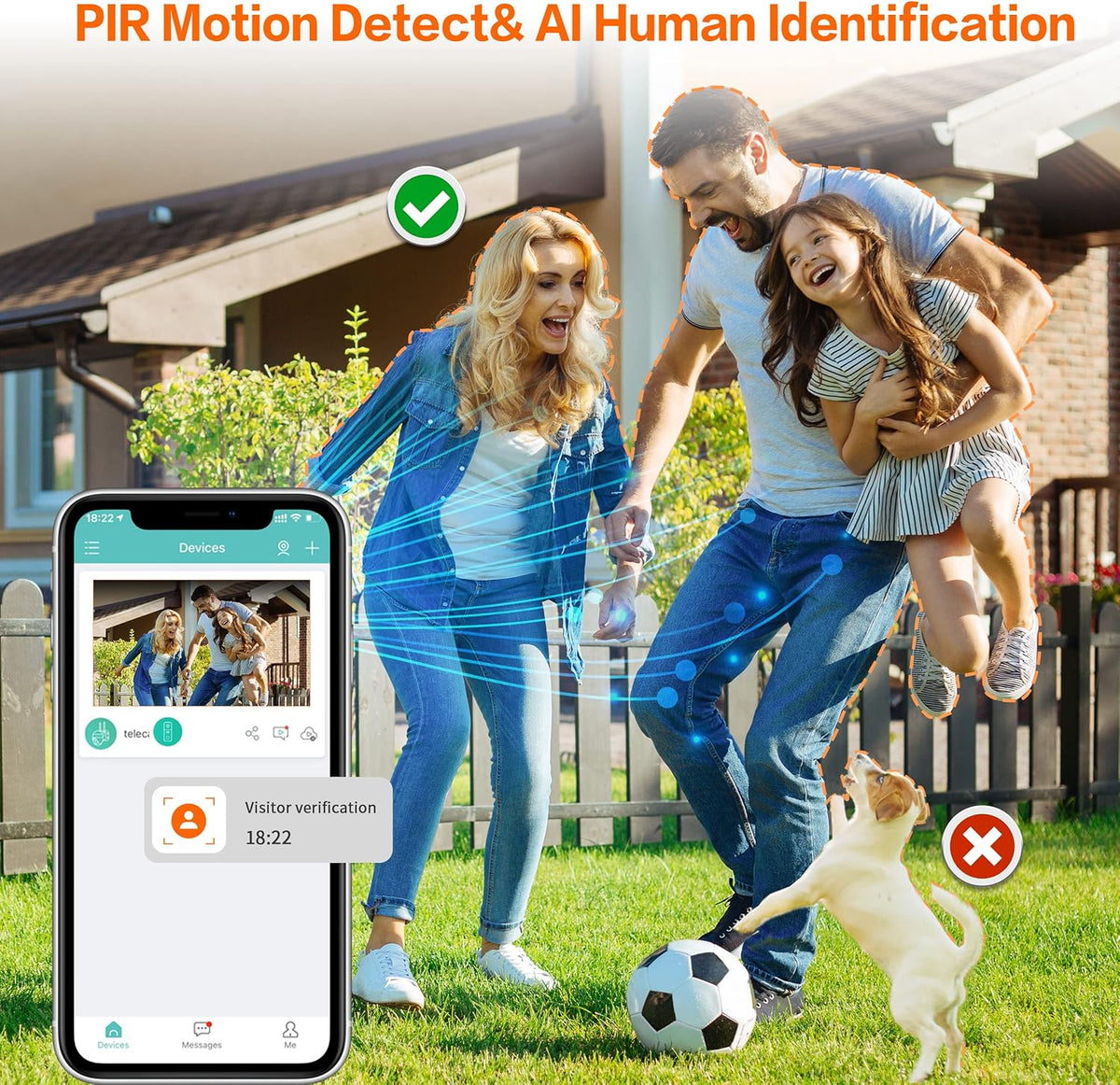 2K Wireless Video Doorbell Camera W547