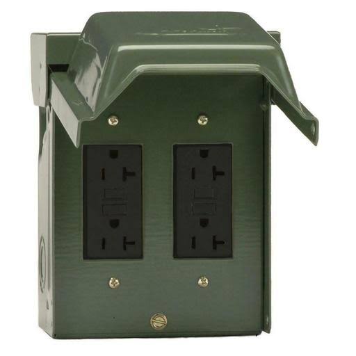 20 Amp Outdoor GFCI Duplex Receptacle P7377