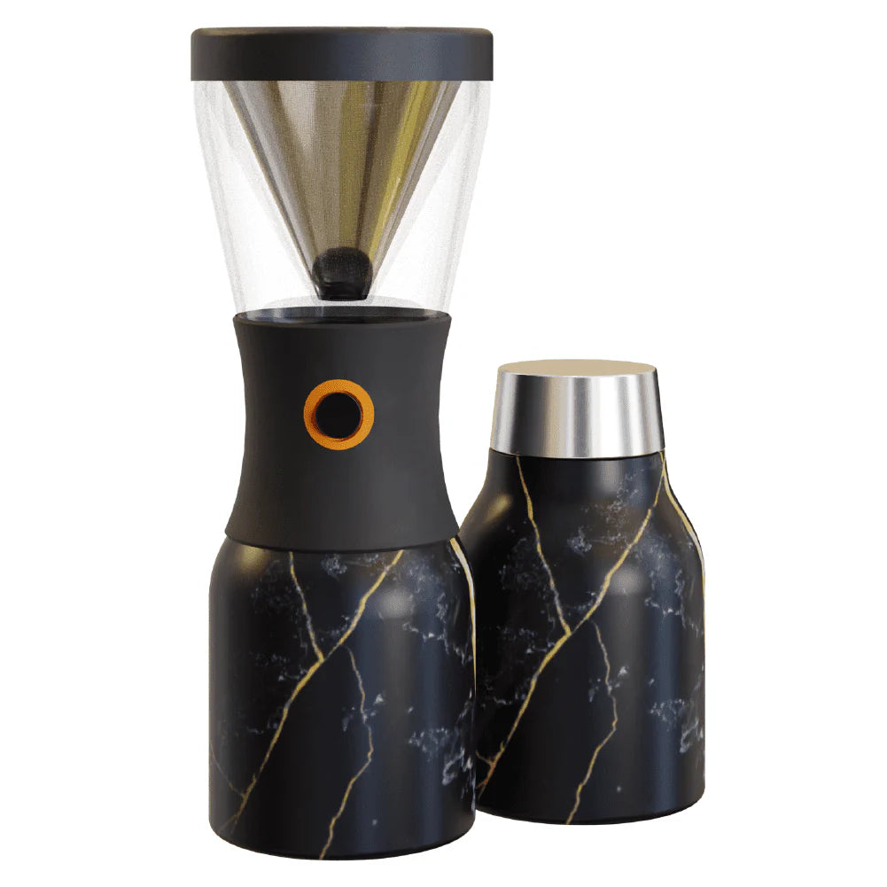 Portable Cold Brew Coffee Maker with 1 Liter Stainless Steel Travel Carafe Q2340