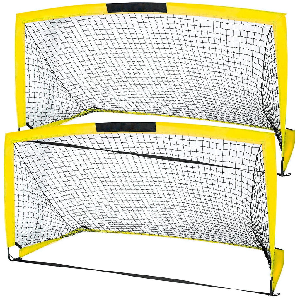 6'x4' Set of 2 Foldable Soccer Goals S728