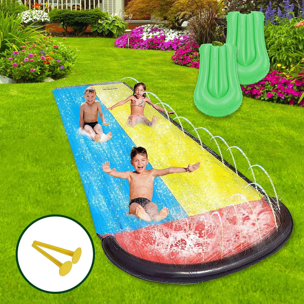 15.5ft Inflatable Water Slide with Sprinklers P1207