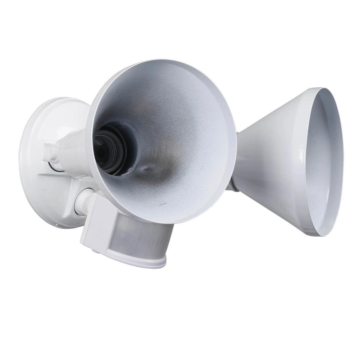 White Dual Head Motion Activated LED Security Flood Light L84793