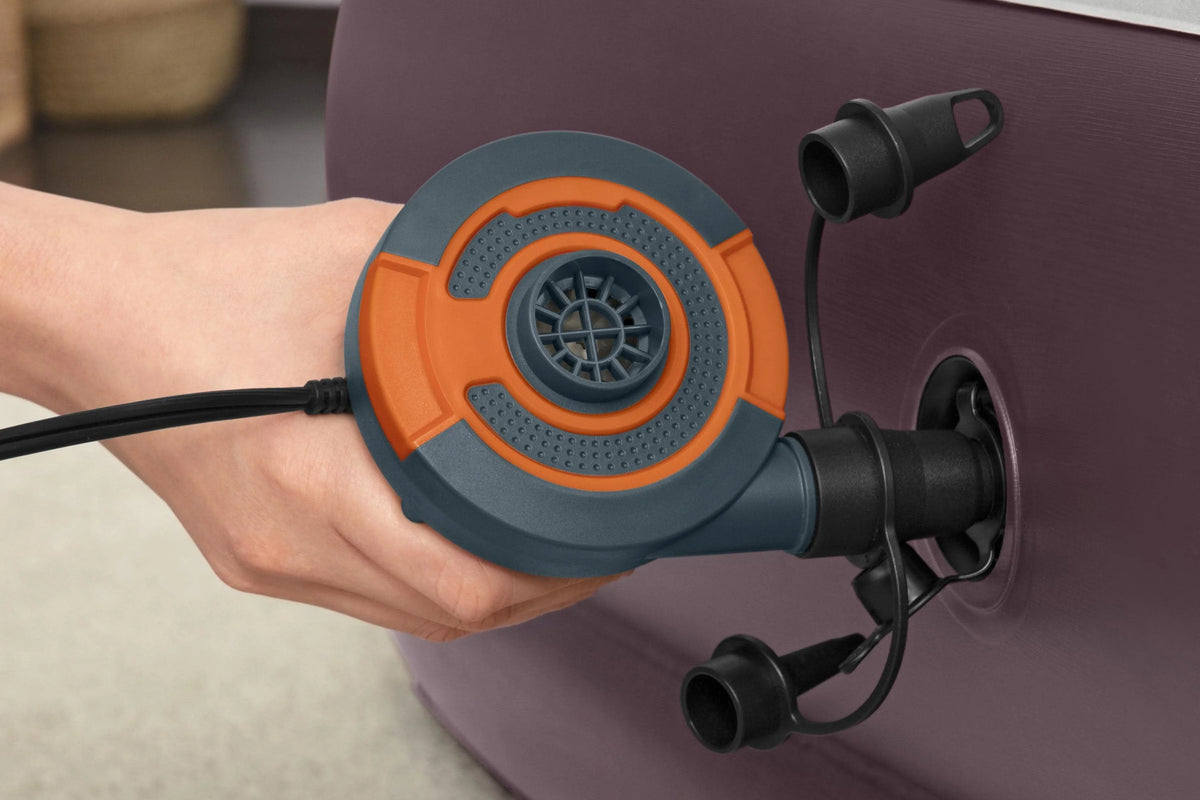 Electric Air Pump Grey and Orange P99224
