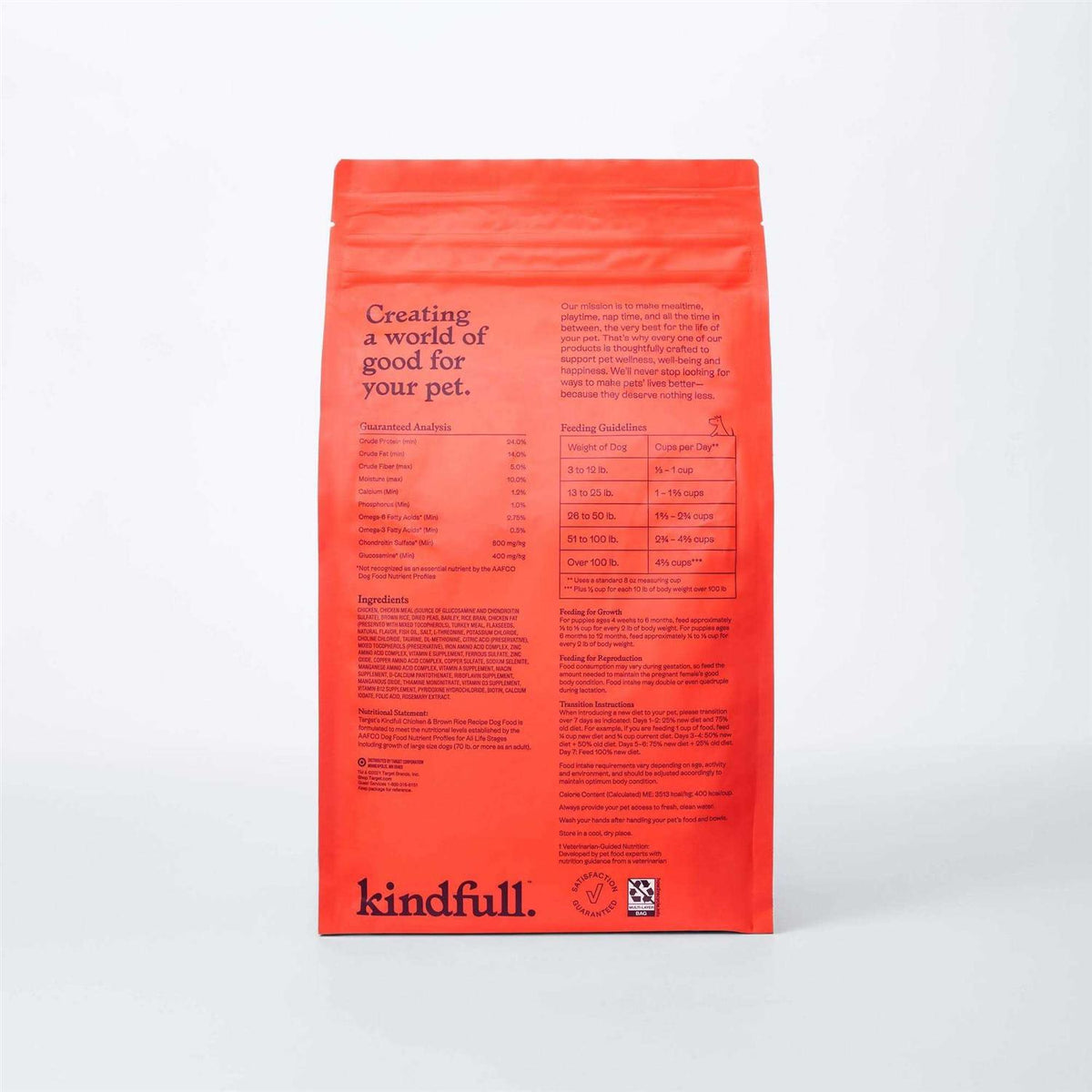 Chicken and Brown Rice Recipe Dry Dog Food F1213