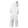 White Medium Polypropylene Disposable Coveralls D655