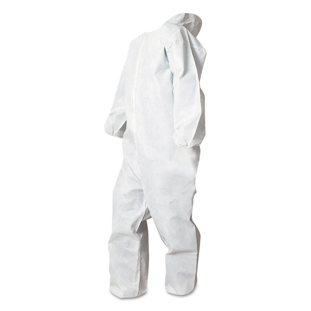 White Medium Polypropylene Disposable Coveralls D655