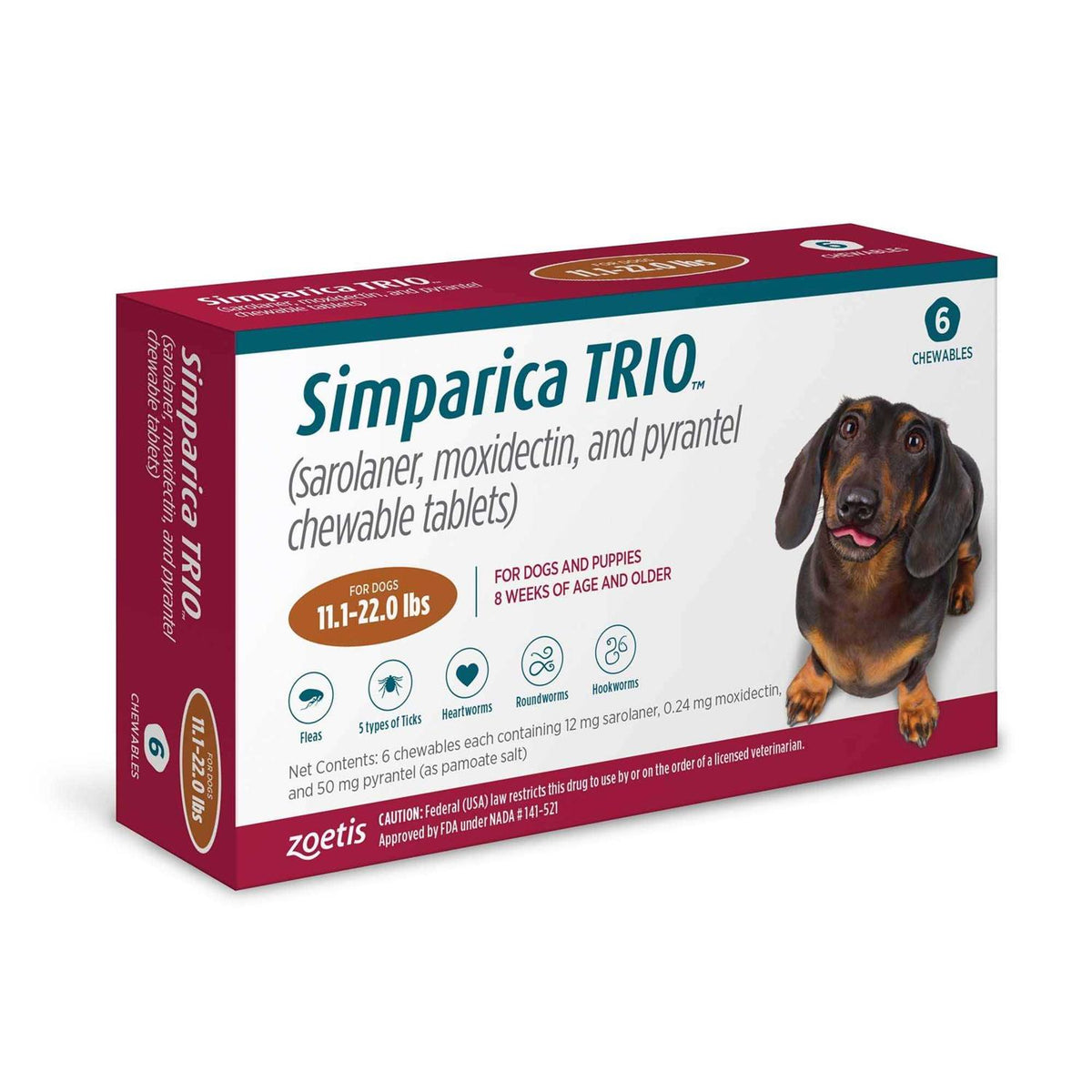 Simparica Trio Dogs X773