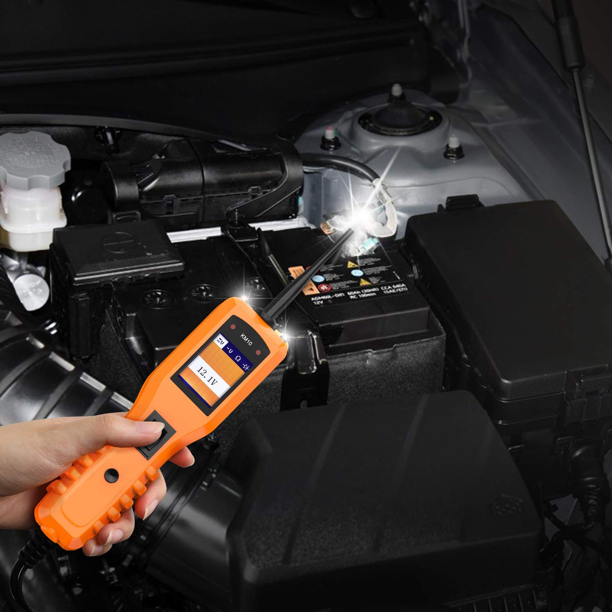 12V 24V Automotive Circuit Tester Electrical System Tool H5435