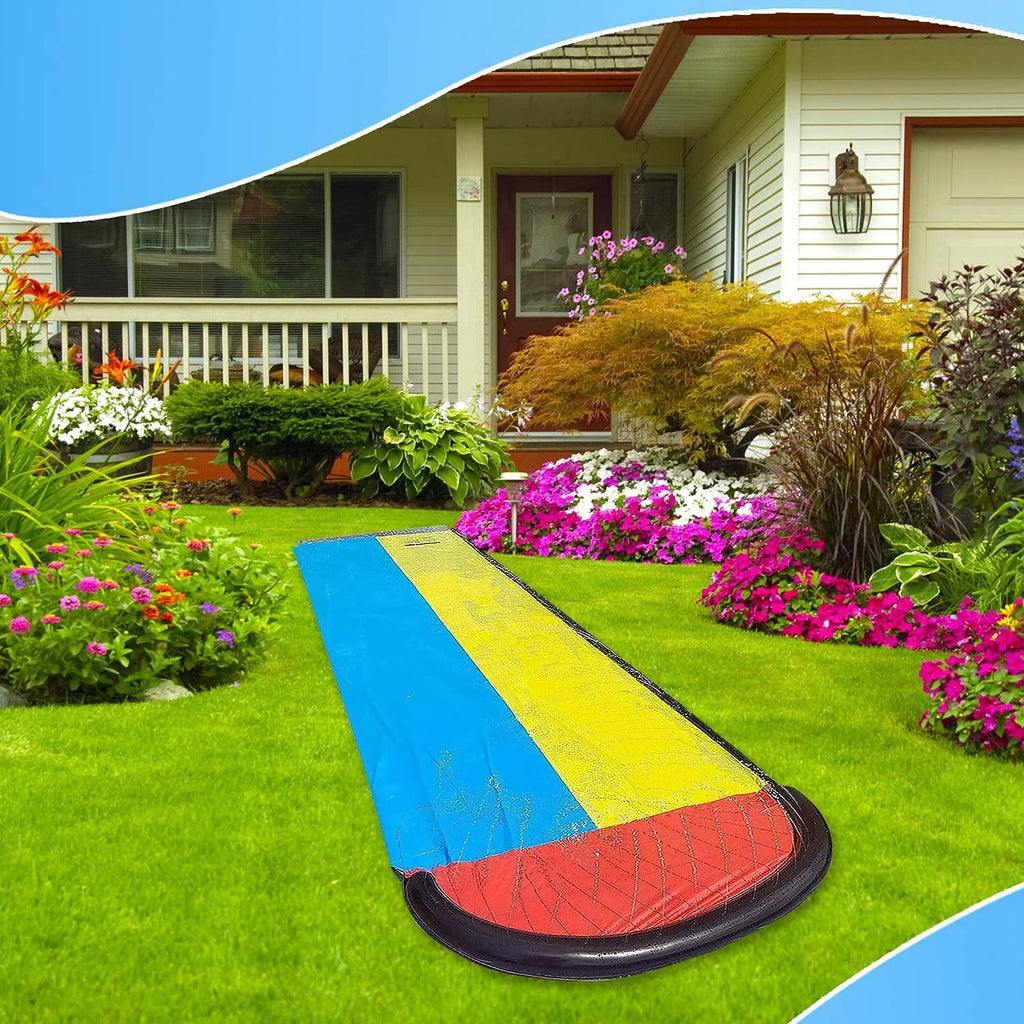 15.5ft Inflatable Water Slide with Sprinklers P1207