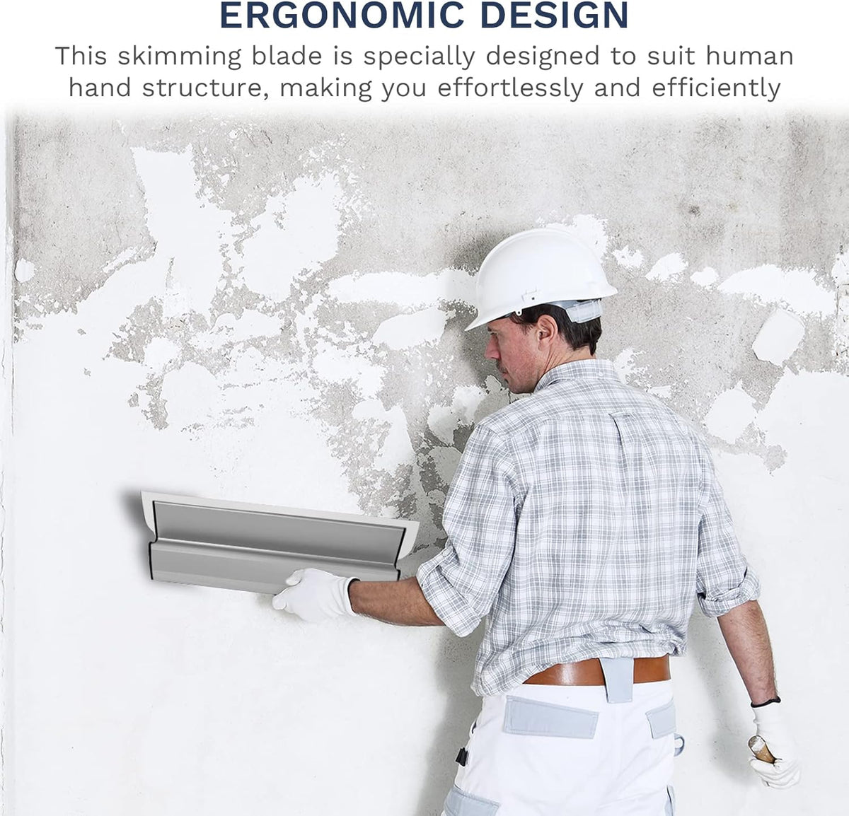 16 Drywall Skimming Blade, Extruded Aluminum & Stainless Steel G40732