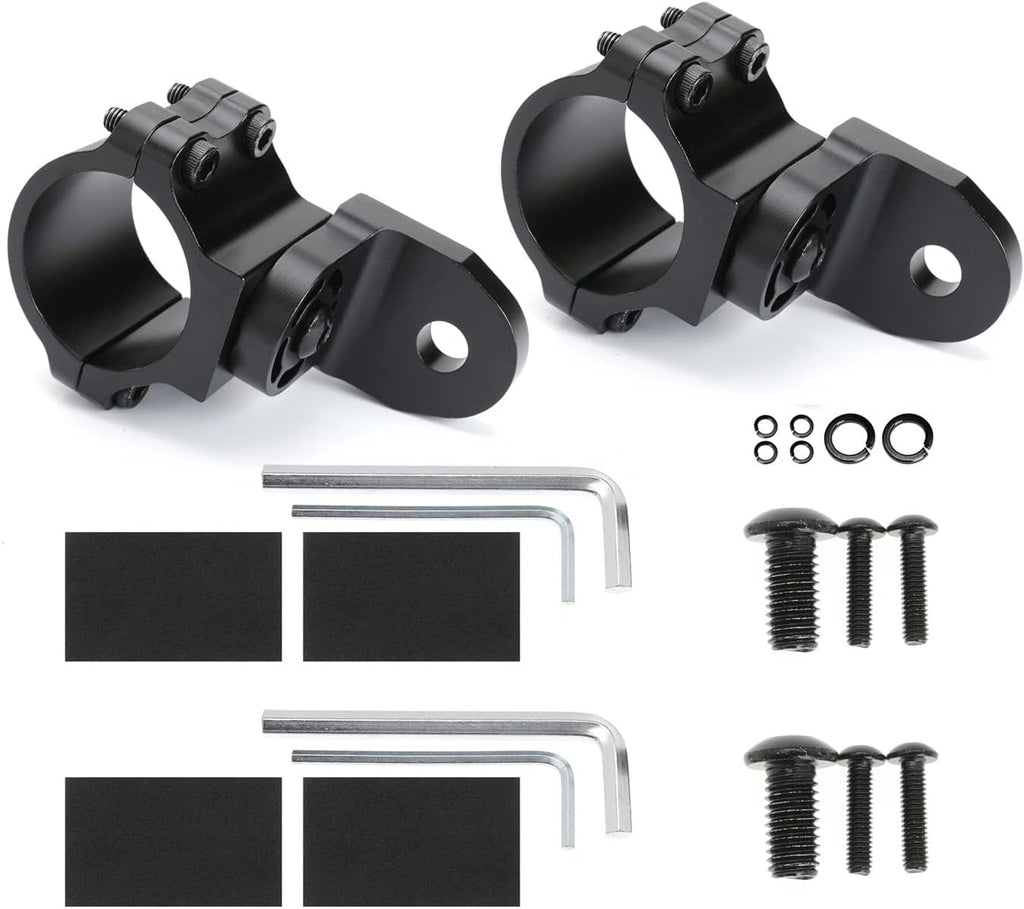 1.75 to 1.85 inch UTV Flag Mount Whip Light Mount Bracket Set of 2 M455