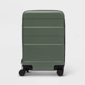20x22 Carry on Spinner Suitcase Green A2971