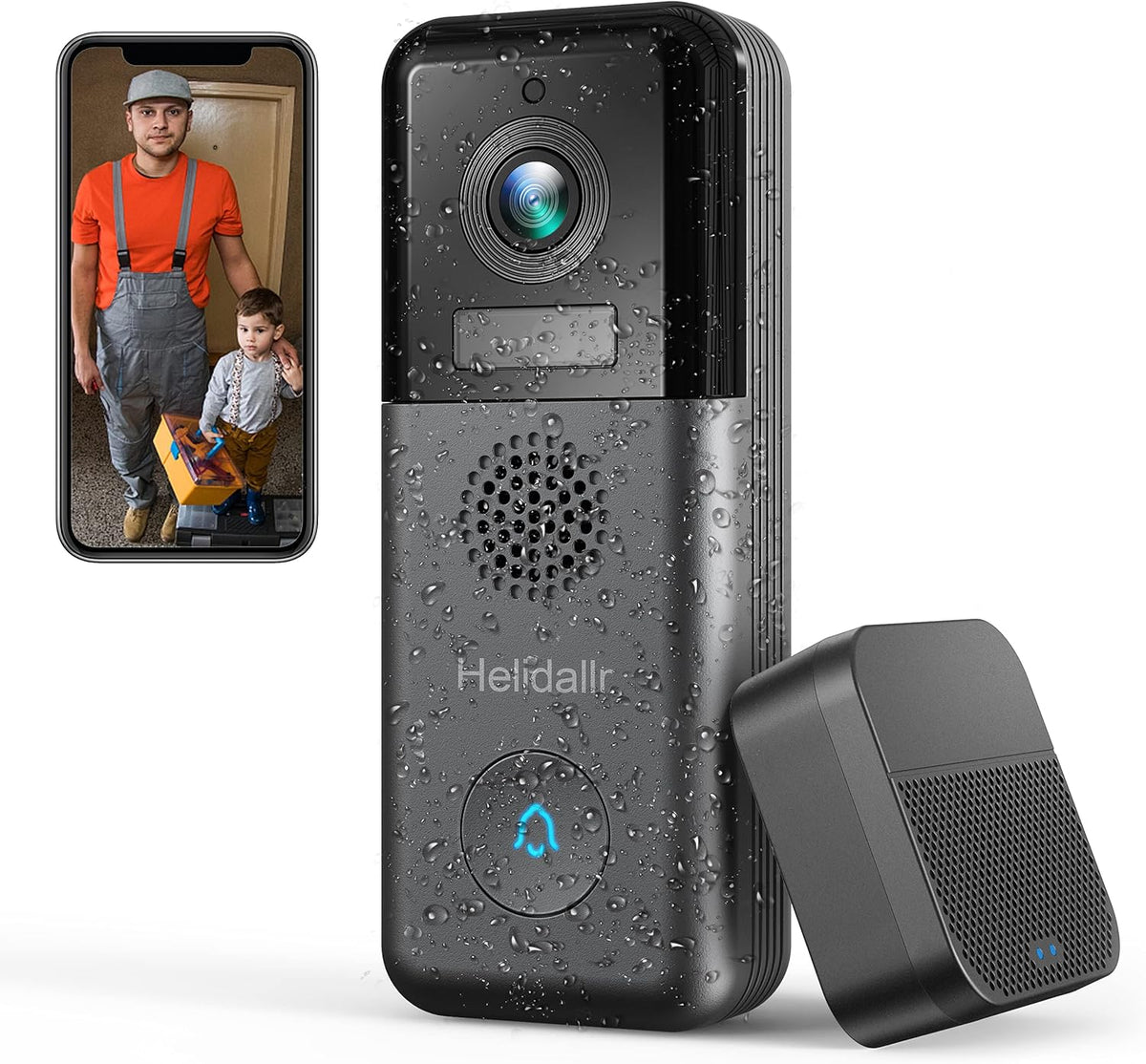 2K Wireless Video Doorbell Camera W547