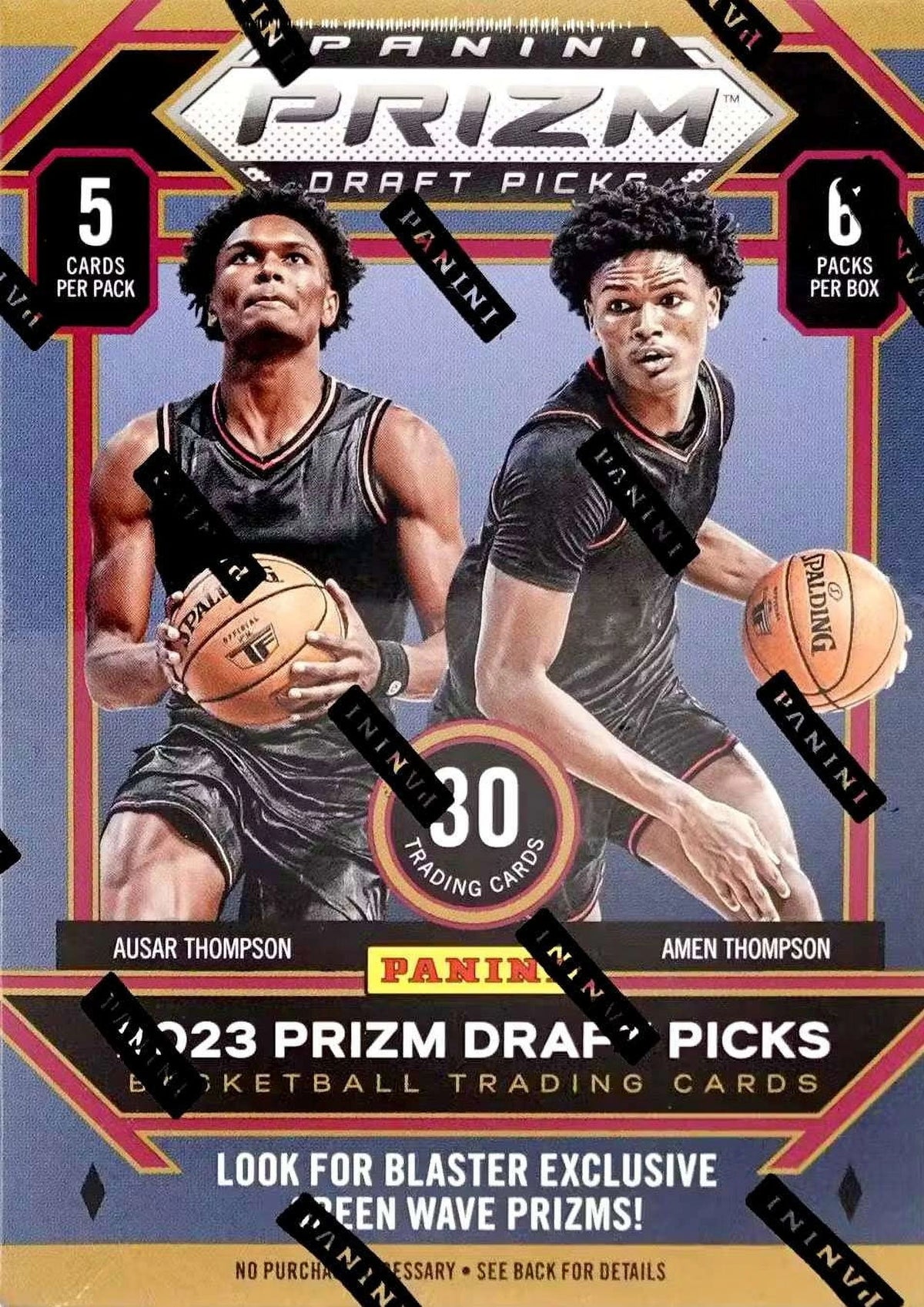 2023 Prizm Draft Picks Basketball Trading Card Blaster Box 6 Packs K3289