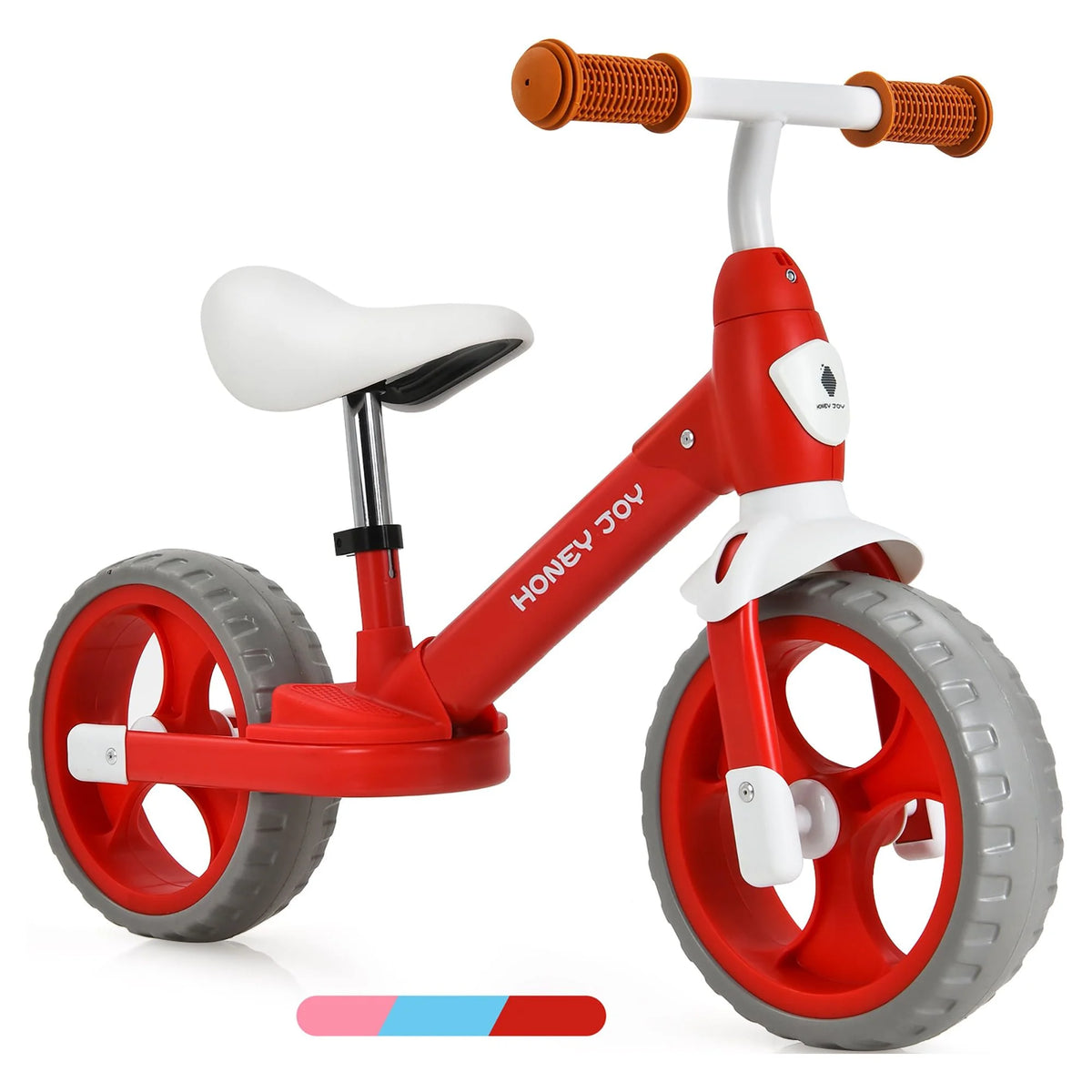 Kids Balance Bike Toddler Training Bicycle Red X436616