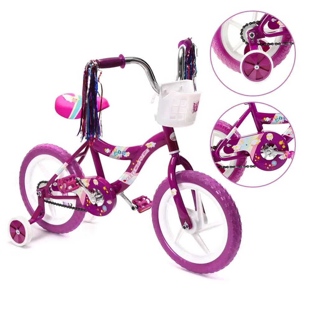 12 inch Bike for 2-4 Years Old Kids with Training Wheels P846
