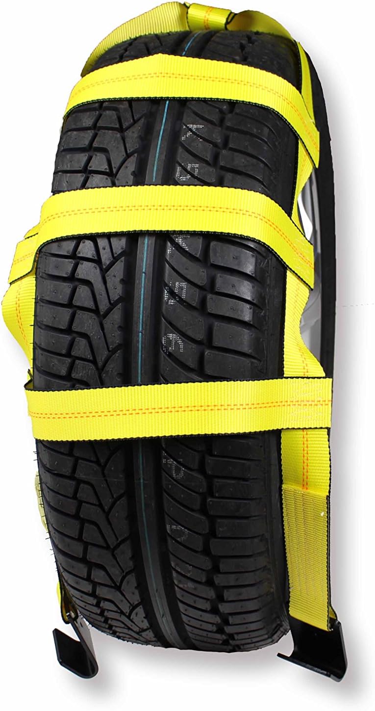 Tow Dolly Basket Straps with Flat Hooks 2-Pack Q9919