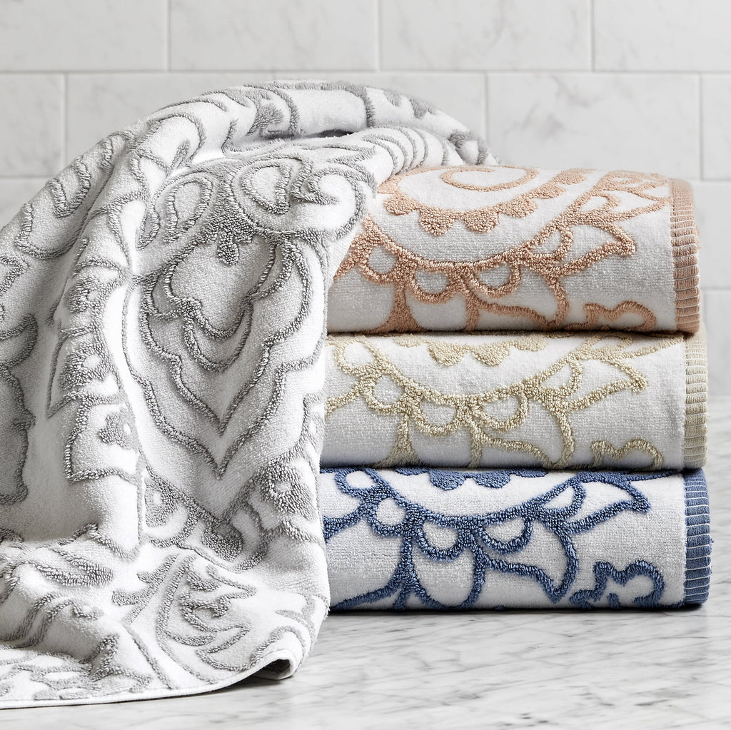 6 Piece Heathered Towel Set M928