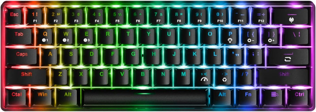 61 Keys RGB Wired Mechanical Gaming Keyboard J9516