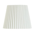 White Knife Pleat Accent Lamp Shade I6608