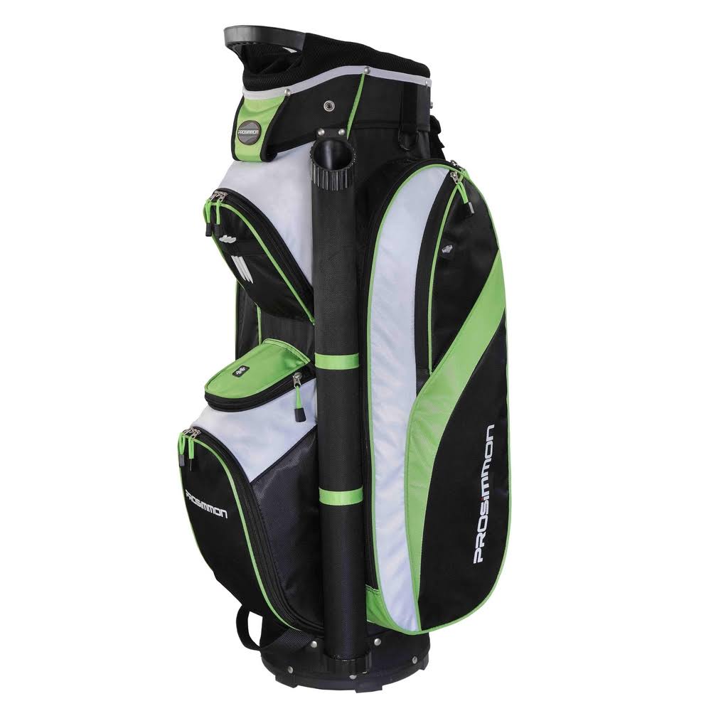 14 Way Cart Golf Bag Black Red Y324