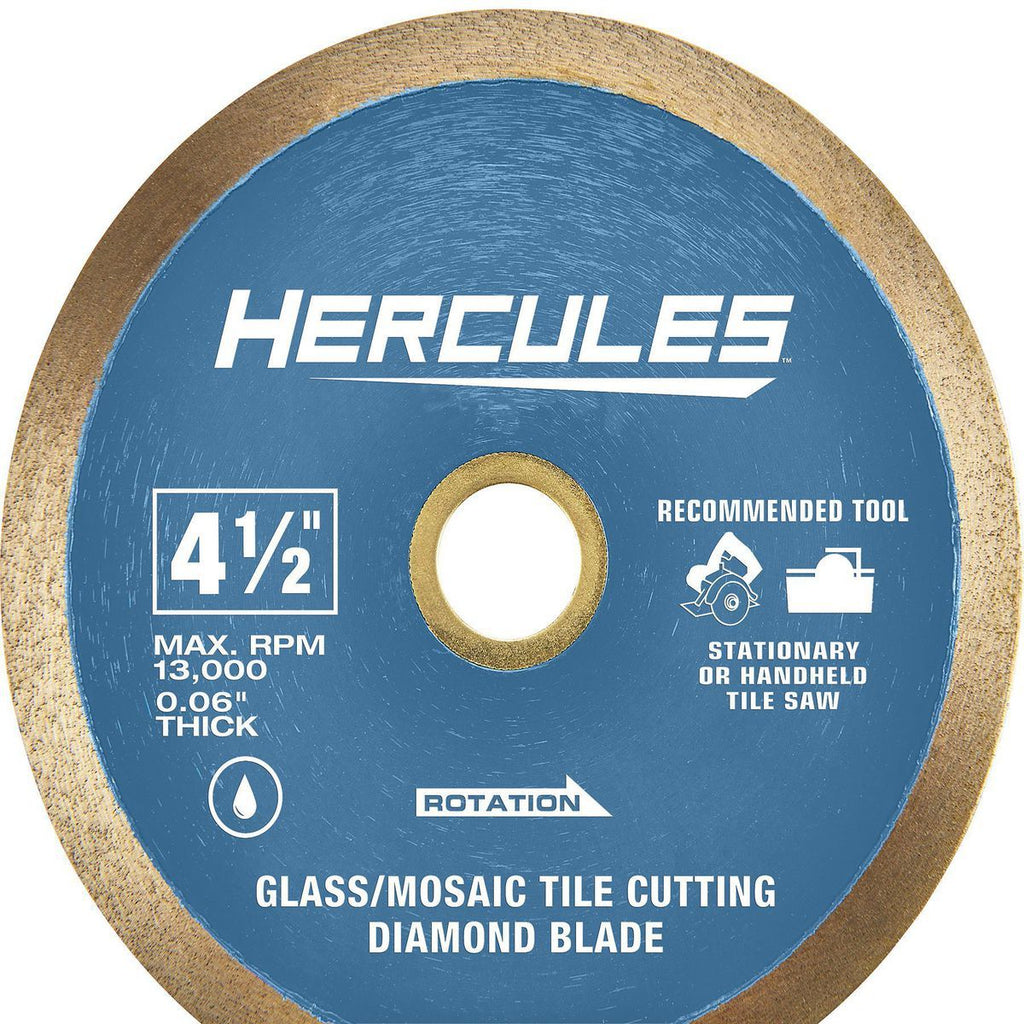 4-1/2 in. Glass and Mosaic Tile Cutting Diamond Blade L9471