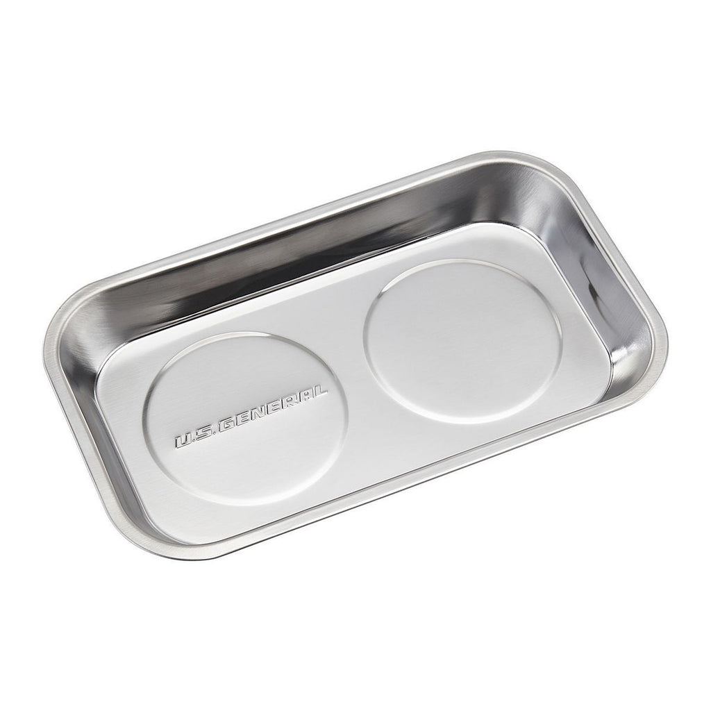 9-1/2 in. x 5-1/2 in. Magnetic Stainless Steel Parts Tray C85125