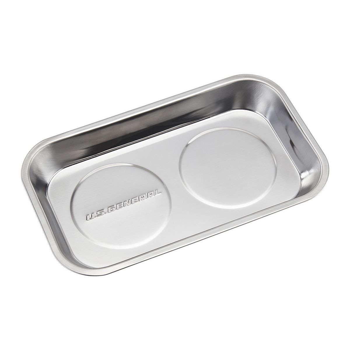 9-1/2 in. x 5-1/2 in. Magnetic Stainless Steel Parts Tray C85125