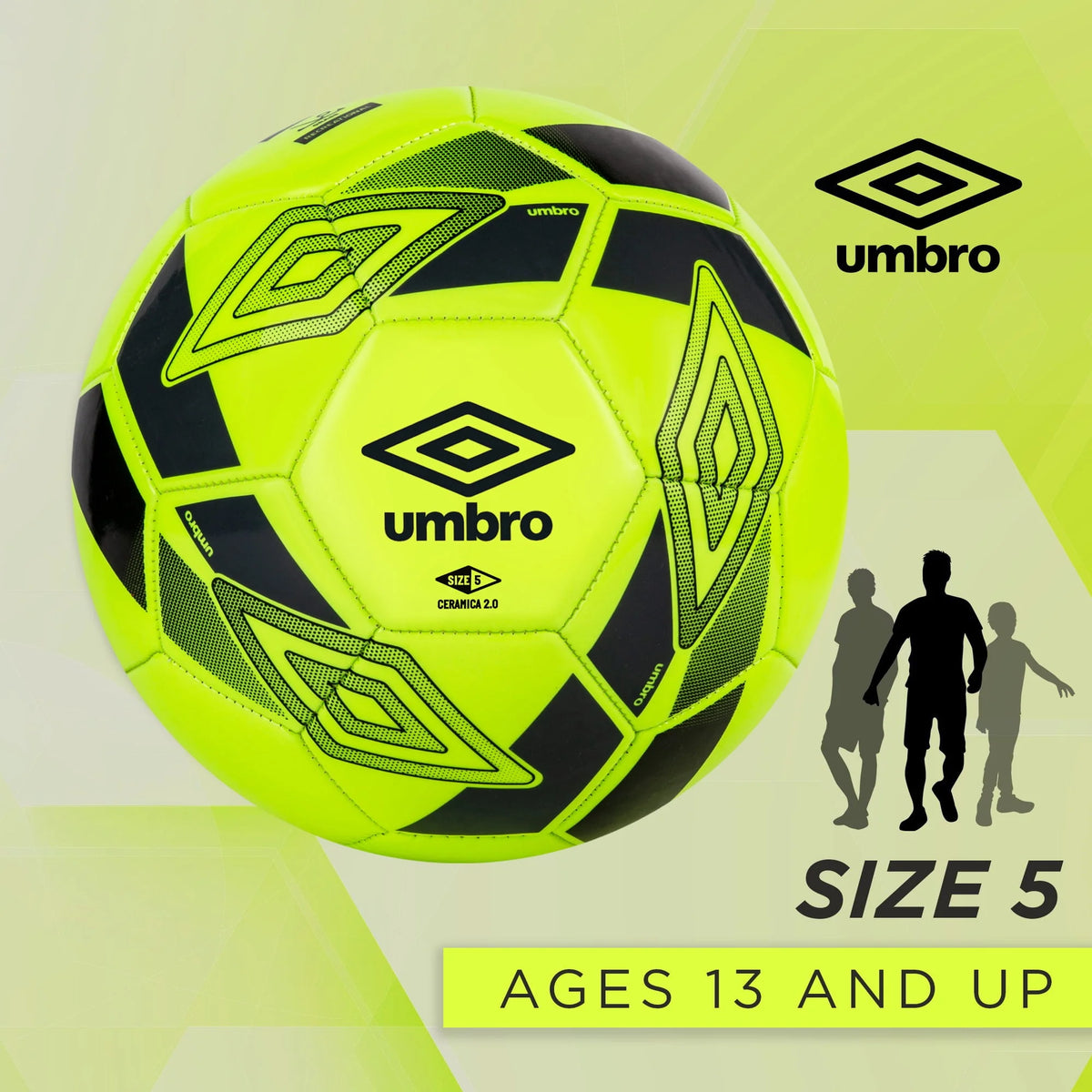 Size 5 Youth Soccer Ball, Yellow L799