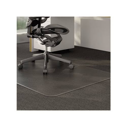 Clear Rectangular Chair Mat for Low Pile Carpet Z218962