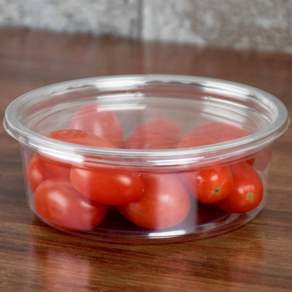 Clear Pet Plastic Round Deli Container Lid S634