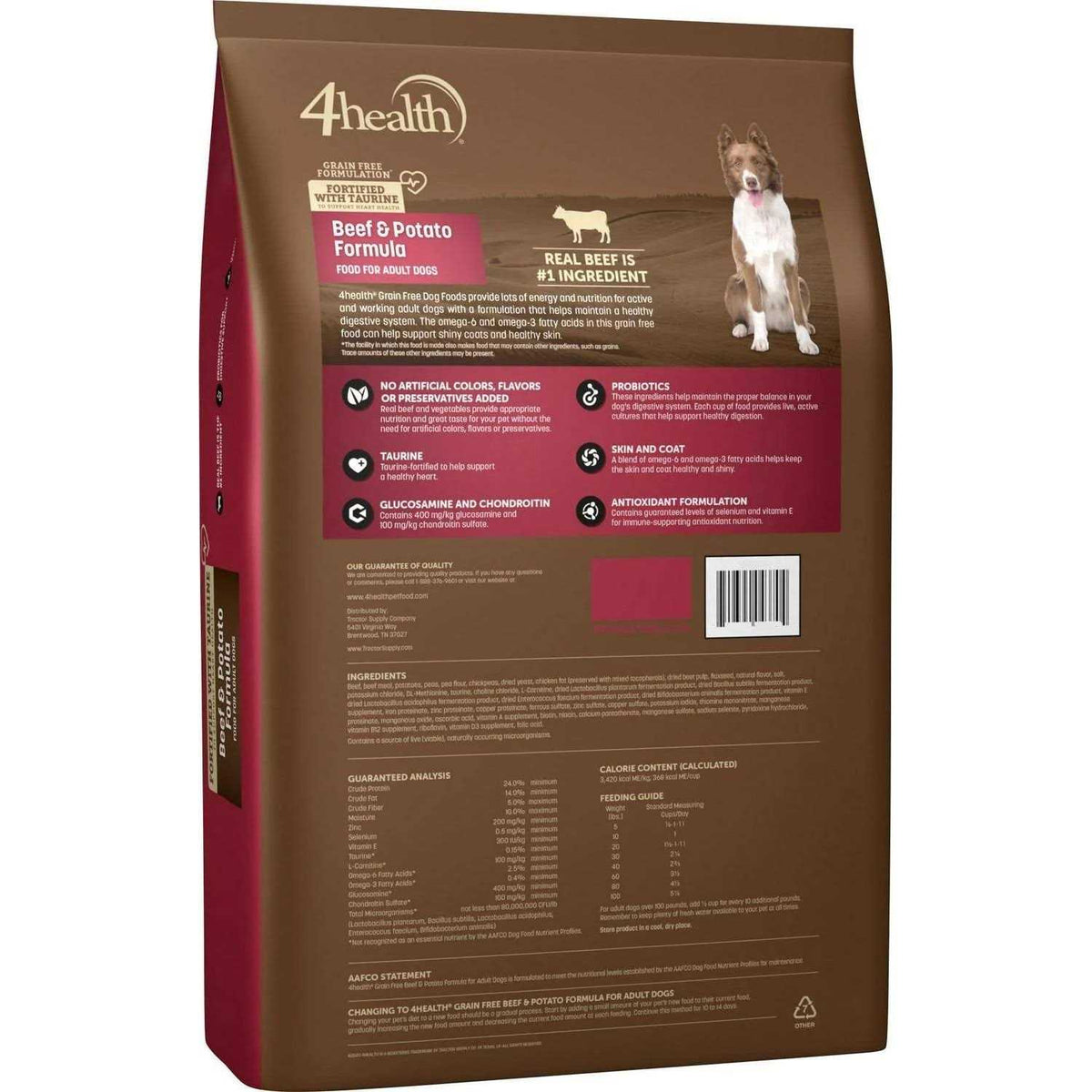 Grain Free Beef and Potato Formula Dry Dog Food C20285
