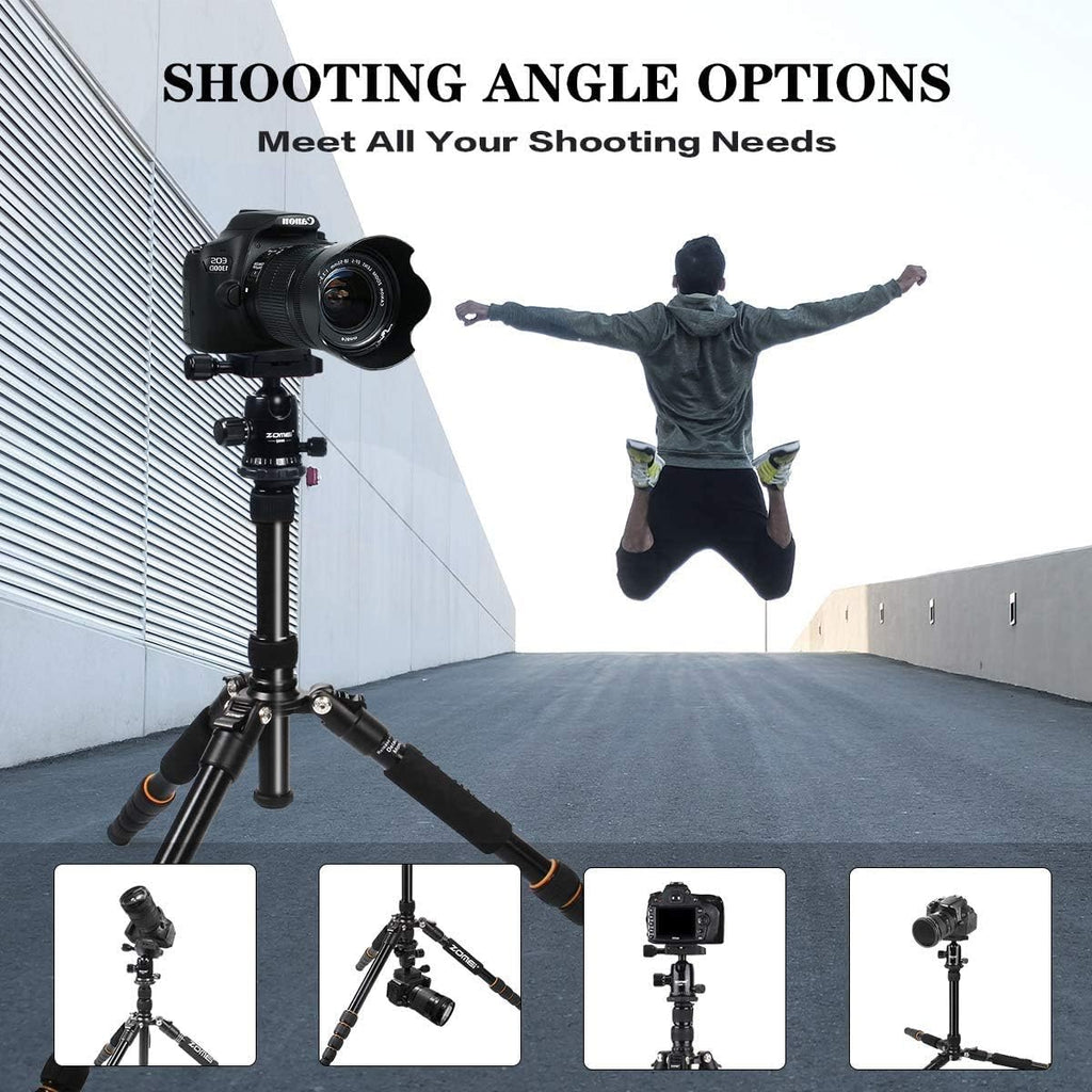 Camera Tripod with Ball Head Quick Release Plate and Carrying Case F8534