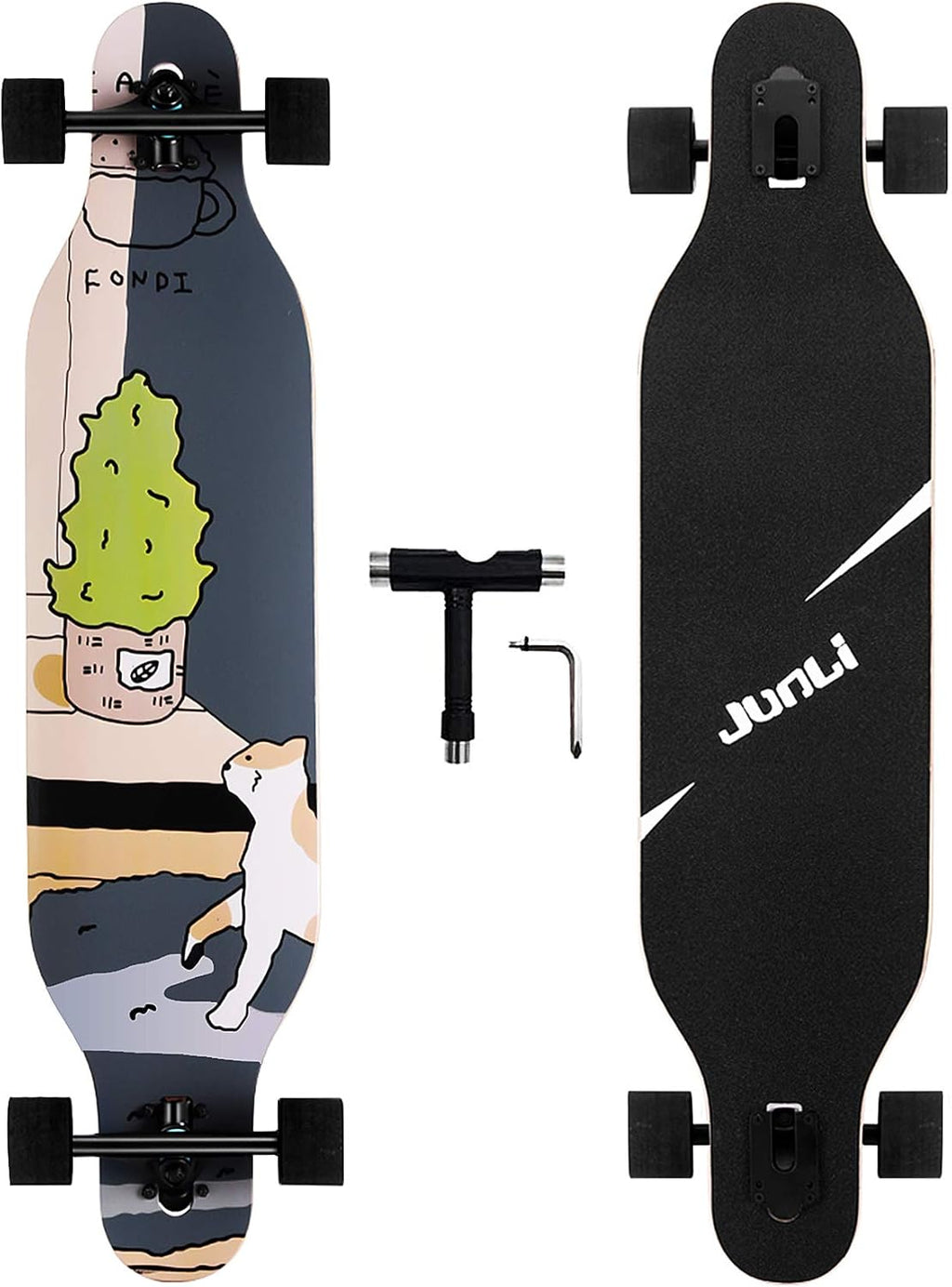 41 Inch Complete Skateboard Longboard H968450