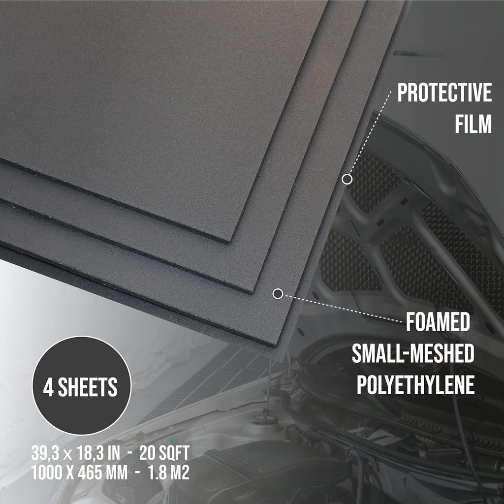 150 Mil 20 Sqft Car Sound Deadener Material I976