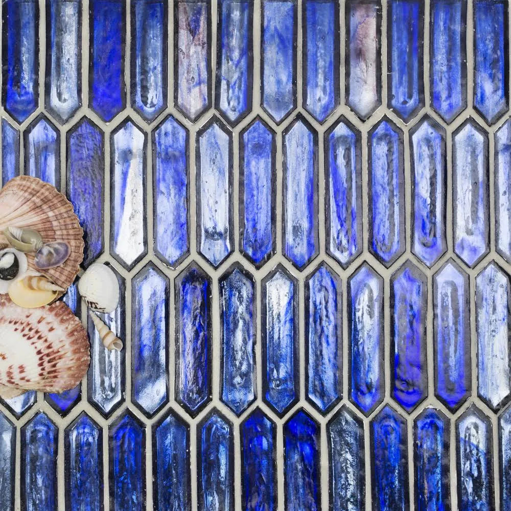 Blue Glass Tile Q399