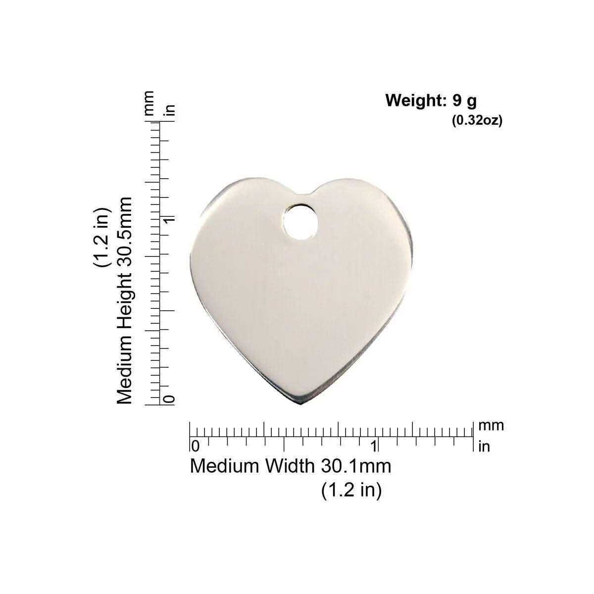 Heart Pet ID Dog Tags T68895