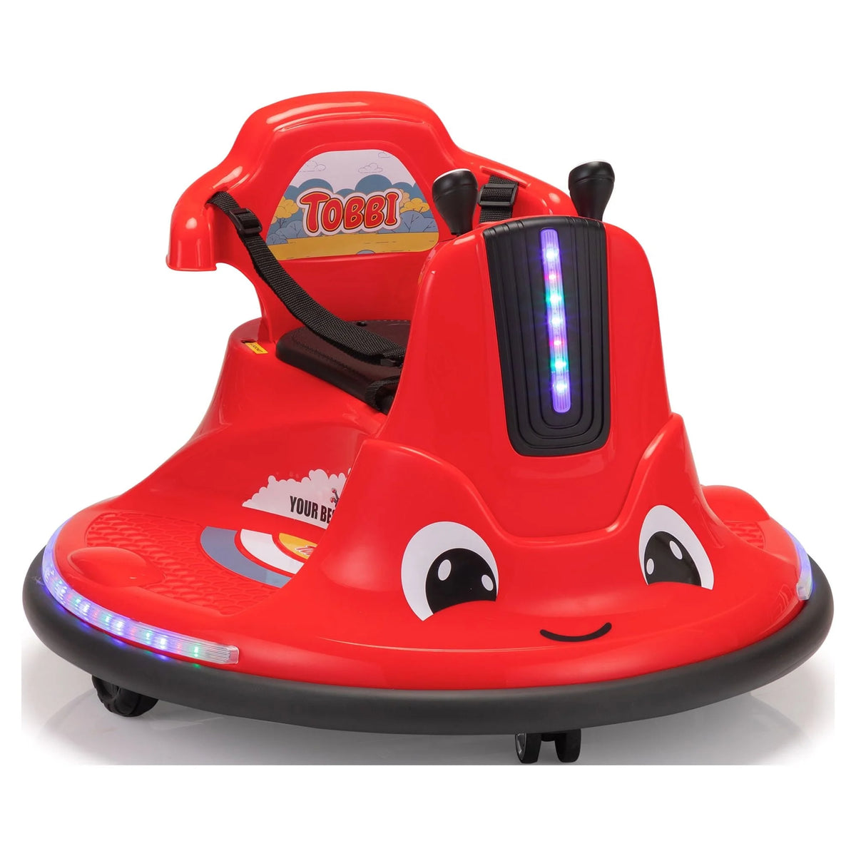 12V Kids Bumper Car with Remote Control LED Lights P60795
