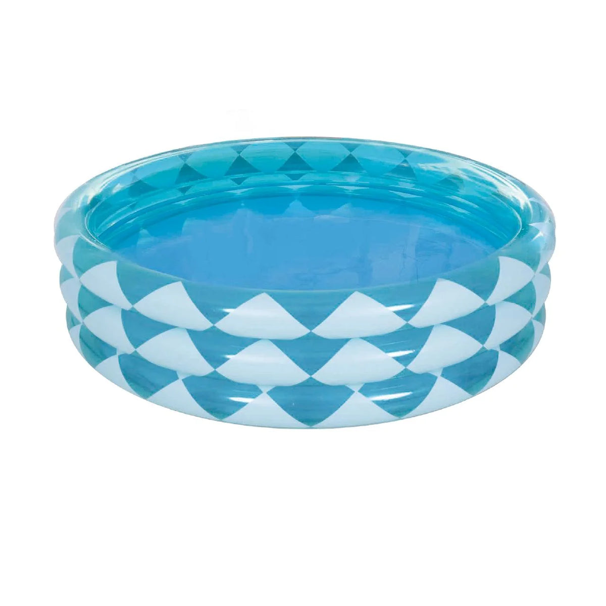 Blue Soft-Sided Round Inflatable Kiddie Pool B153541