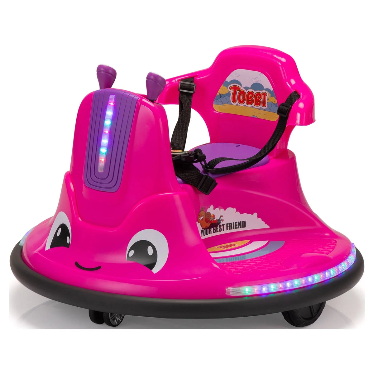 12V Kids Bumper Car with Remote Control LED Lights P60795