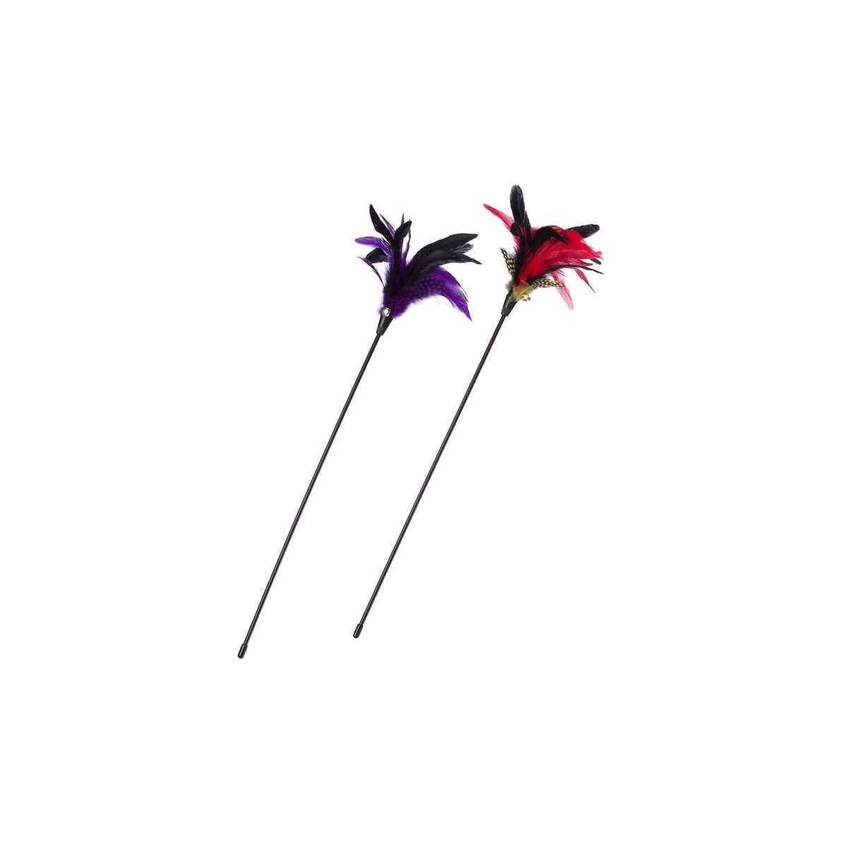 Pheasant Feather Cat Teaser Q664