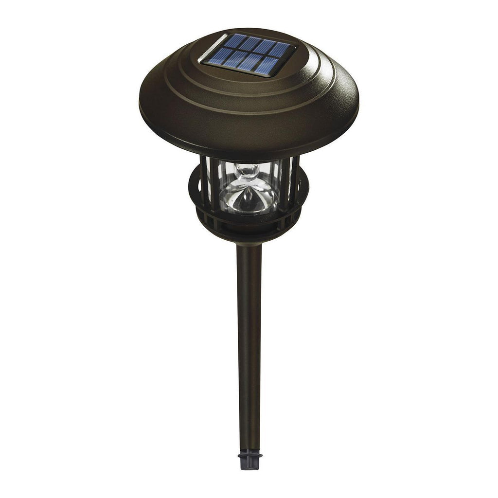 8 Lumen 19 in. Solar LED Glass Pathway Lights, 2 Pack G777640