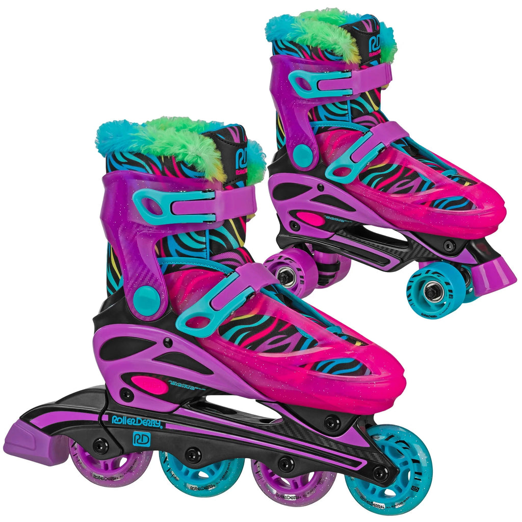 Adjustable 2-in-1 Roller and Inline Skates I905