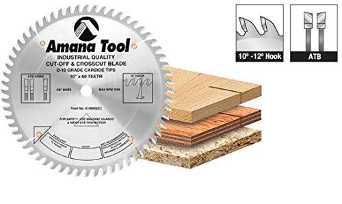 10 inch 60T Carbide Tipped Cut-Off and Crosscut Non-Stick Coated W79697