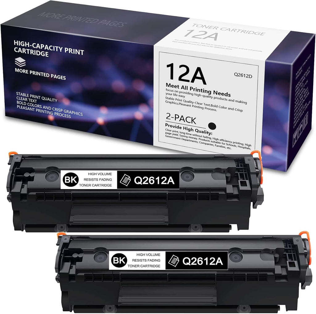 Black 2 Pack Toner Cartridge Q46104