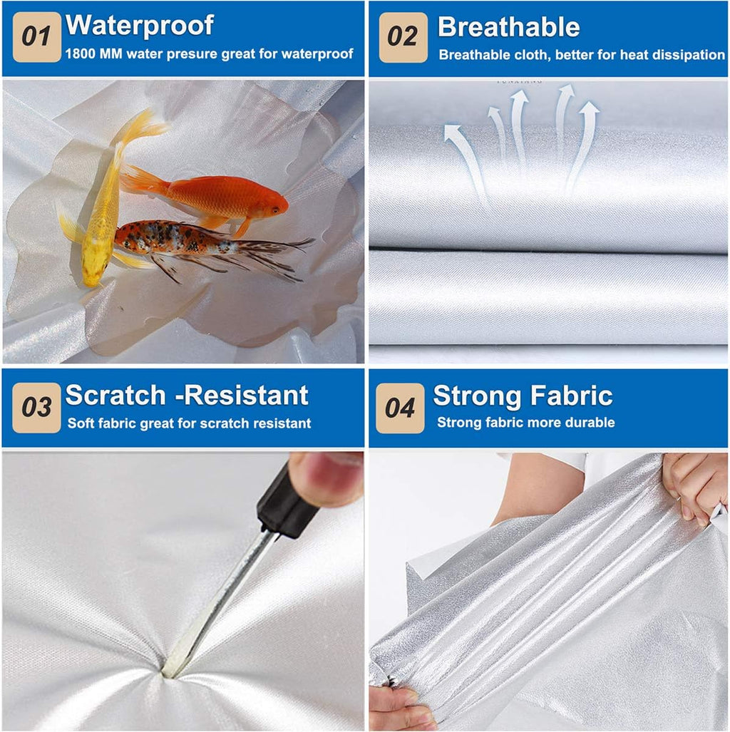 Waterproof All Weather SUV Car Cover with Zipper Door Z1485